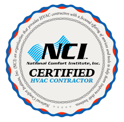 NCI Certified HVAC Contractor logo
