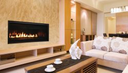 Fireplace in house